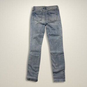 Eunina Greta Skinny Roller Jeans‎ Denim Distressed Mid Rise Fit Blue Juniors 11
